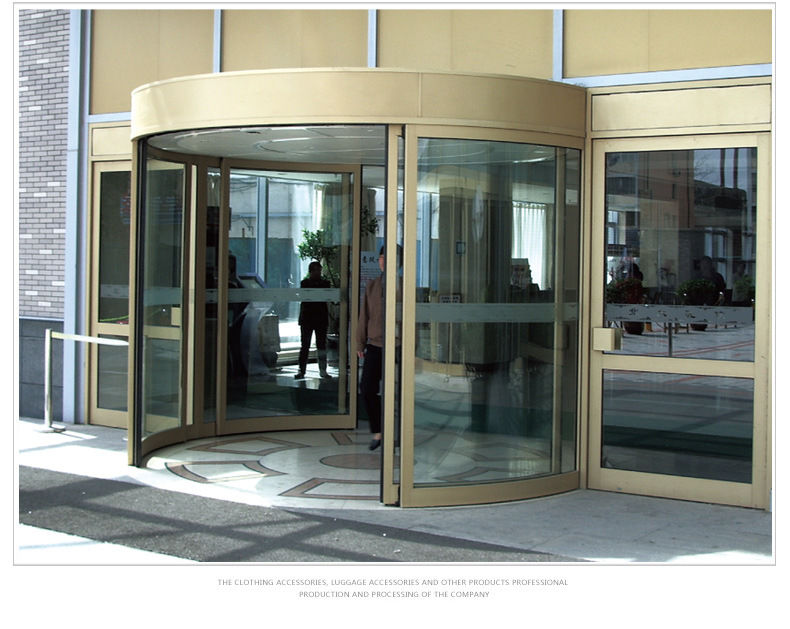 弧形自動玻璃門-成品展示